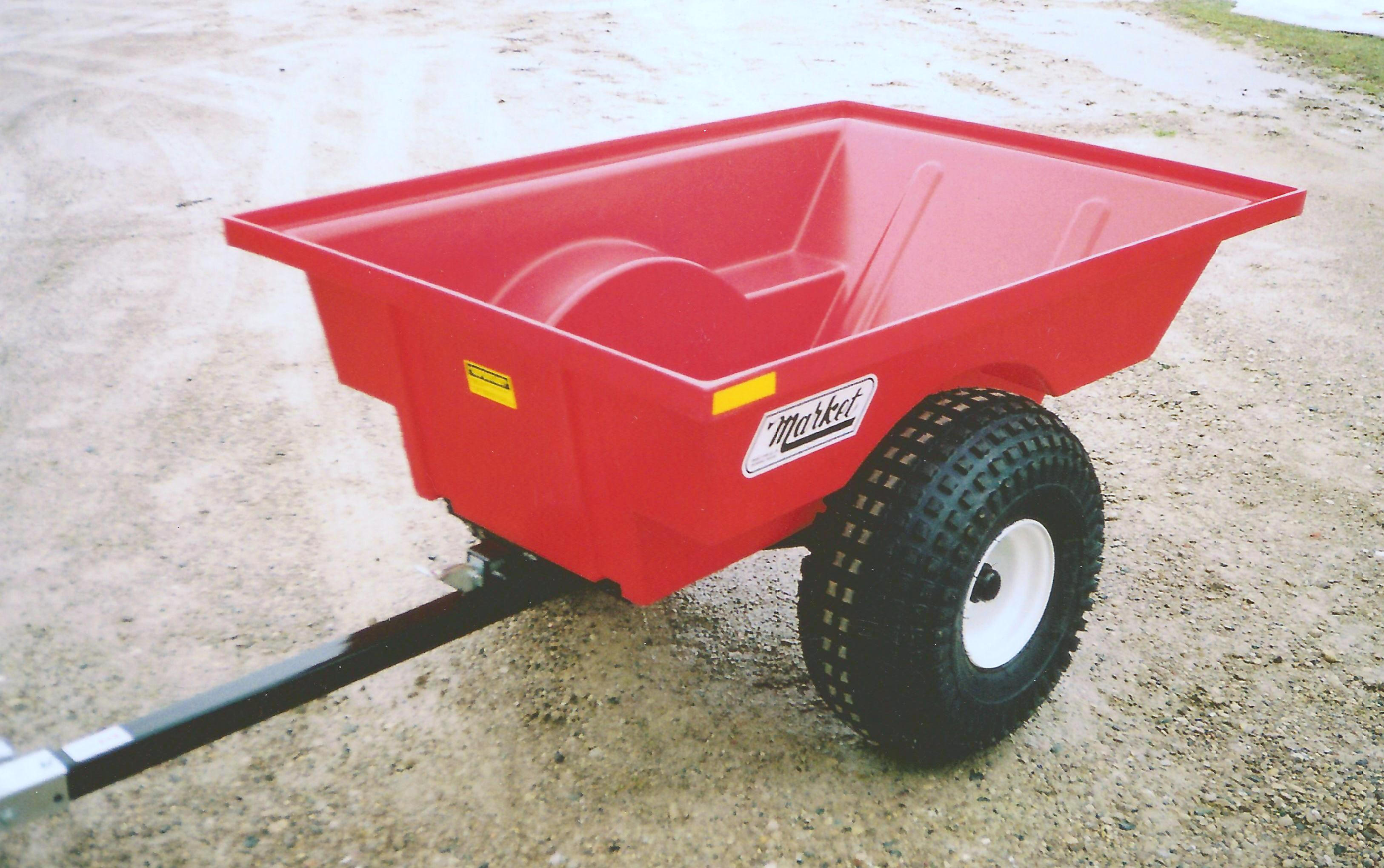 MARKET PLASTIC ATV DUMP CARTS